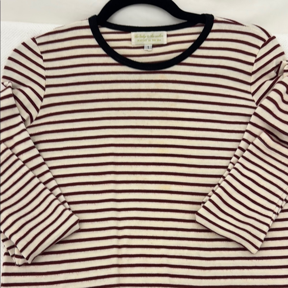 The Lady & the Sailor Striped Long Sleeve Top